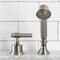 Kingston Brass KSK2368MLTR Transfer Valve Set For Roman Tub Filler, Brushed Nickel KSK2368MLTR - alternate 3